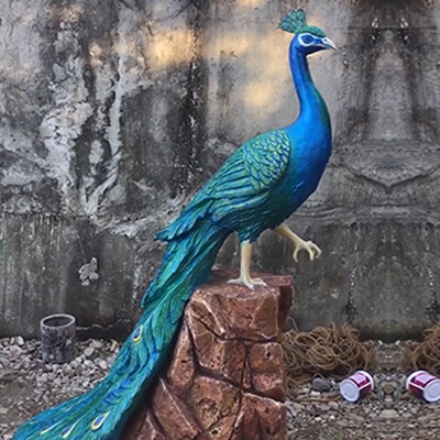 Full Body Peacock  Sculpture